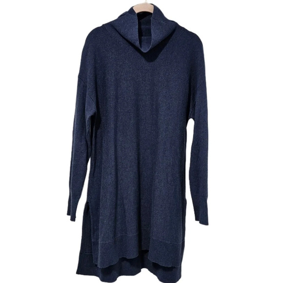 Soft Surroundings Blue Metro Turtleneck Tunic Sweater - Picture 2 of 9